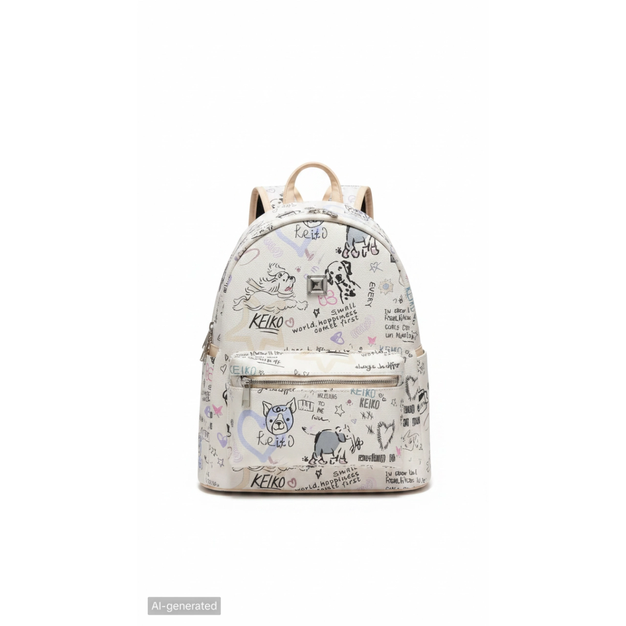 [ BACK TO SCHOOL ] Balo Cunbag Họa Tiết Vẽ Doodle Cá Tính Phong Cách Hàn Quốc Cho Học Sinh BL394